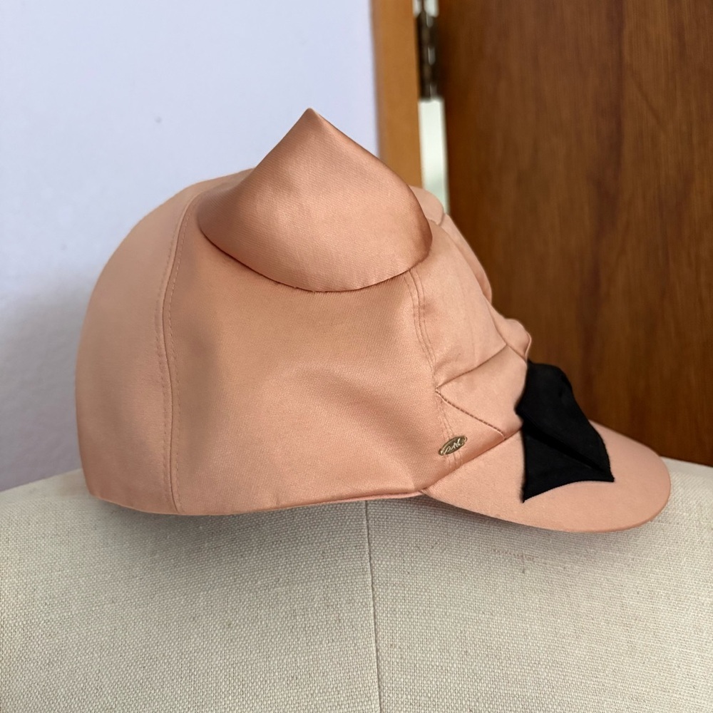 C4LA Japan Pink CAT EARS Hat Black Bow Cotton Blend - Picture 4 of 13